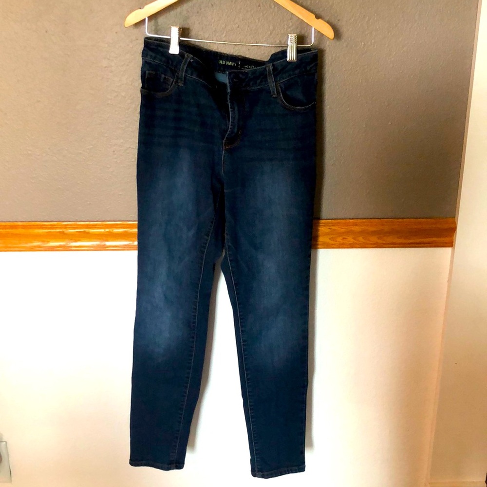 Dark washed jegging
